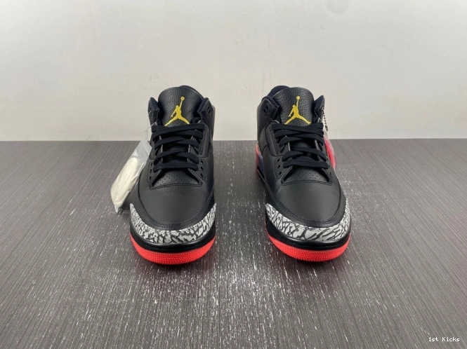 1st Kicks Shoes Rio FN0344-001 Jordan J 3 Air x Balvin 0704